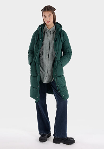 Image de Manteau Vert Regular Fit Femme