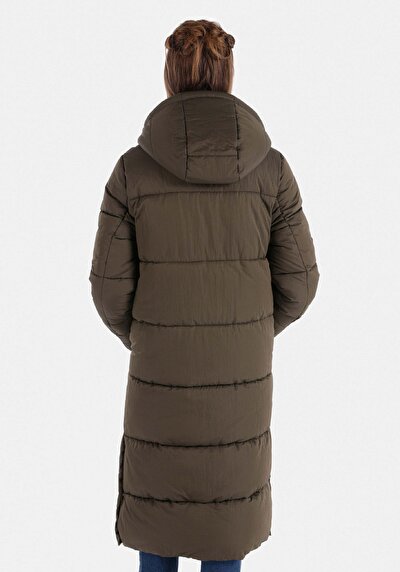 Image de Manteau Kaki Regular Fit Femme