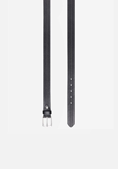 Afficher les détails de Ceinture Noir Modern Fit Homme