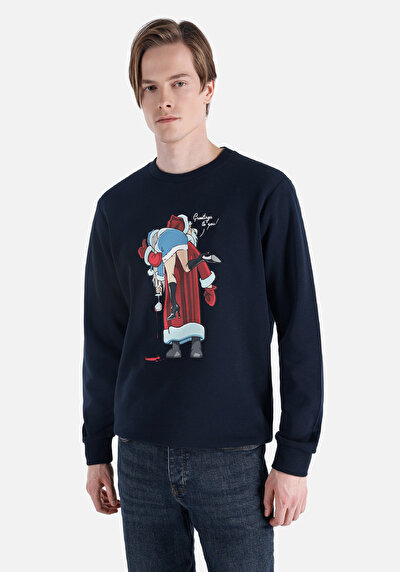 Image de Pull-over Marine Regular Fit  Homme