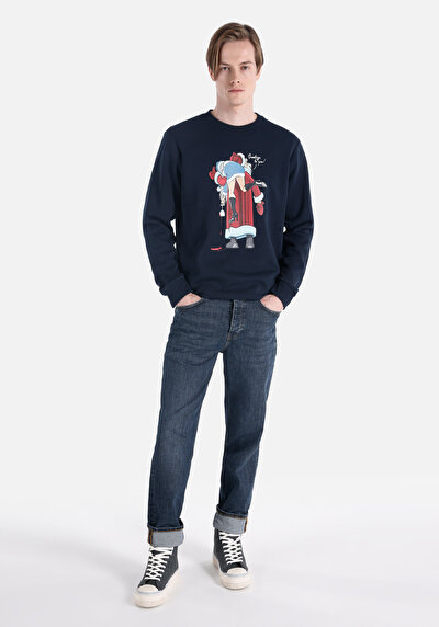 Image de Pull-over Marine Regular Fit  Homme