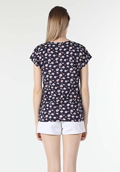 Image de T-shirt À Manches Courtes Marine Regular Fit  Femme