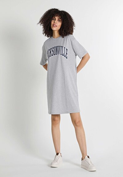 Image de Robe Gris Comfort Fit    Femme