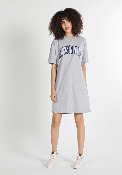 Image de Robe Gris Comfort Fit    Femme