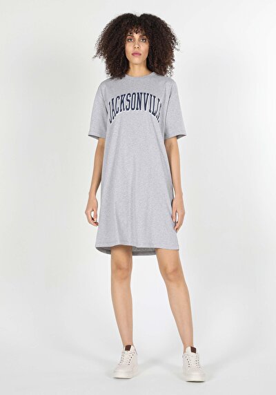Image de Robe Gris Comfort Fit    Femme