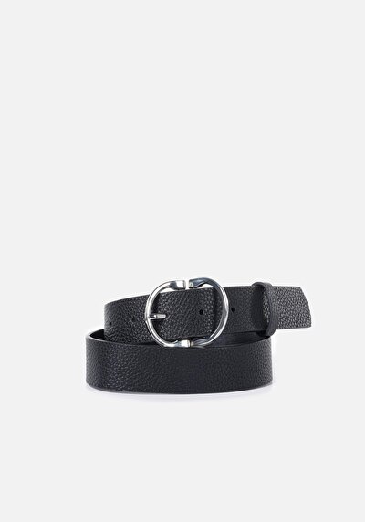 Afficher les détails de Ceinture Noir Modern Fit Femme