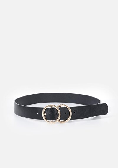 Image de Ceinture Noir Modern Fit Femme