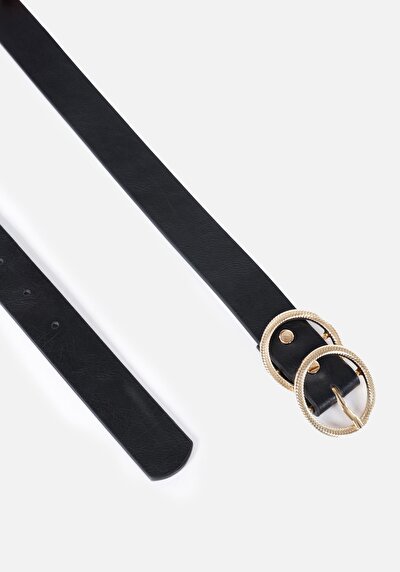 Image de Ceinture Noir Modern Fit Femme