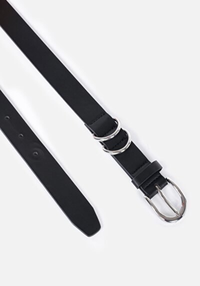 Image de Ceinture Noir Modern Fit Femme