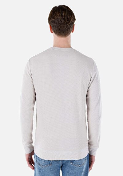 Image de T-shirt À Manches Longues Blanc Regular Fit  Homme
