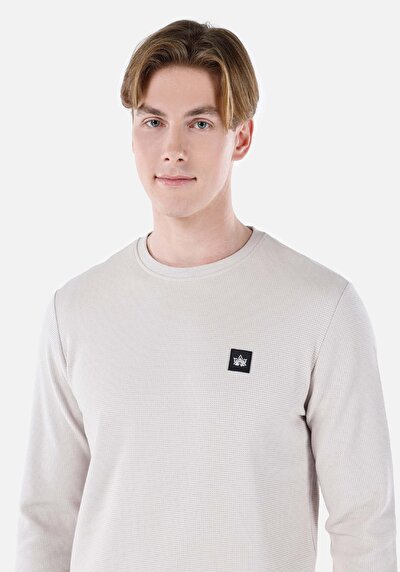 Image de T-shirt À Manches Longues Blanc Regular Fit  Homme