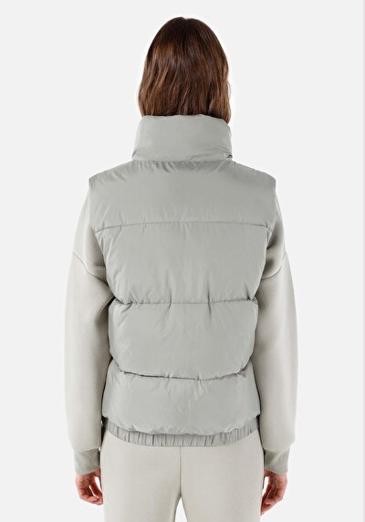 Afficher les détails de Gilet Vert Regular Fit Femme