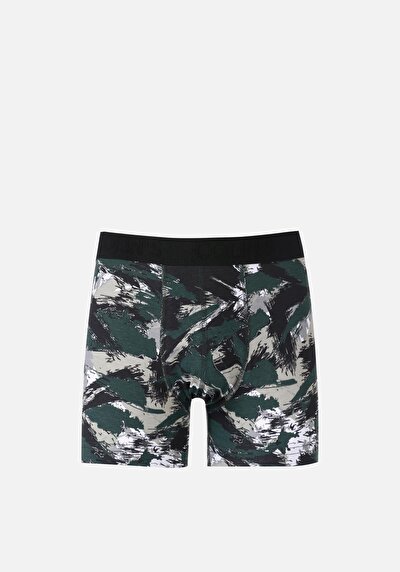 Afficher les détails de Sous-vêtements Kaki Modern Fit Imprimé Homme