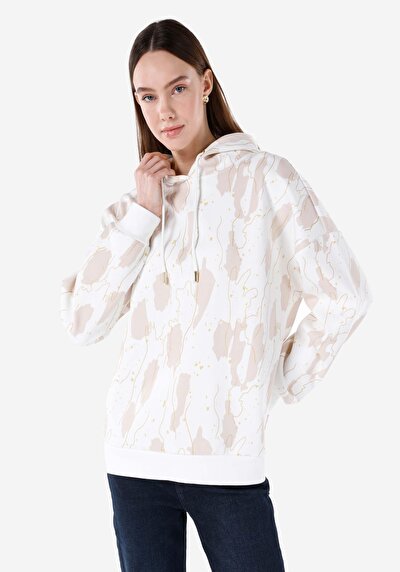 Afficher les détails de Pull-over Blanc Comfort Fit  Femme