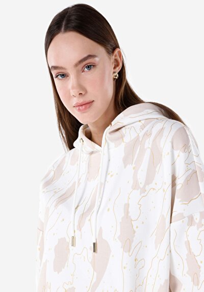 Afficher les détails de Pull-over Blanc Comfort Fit  Femme
