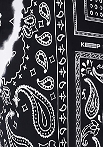 Image de T-shirt À Manches Courtes Noir Regular Fit Imprimé Homme