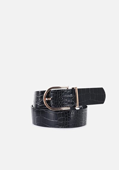 Image de Ceinture Noir Modern Fit Femme