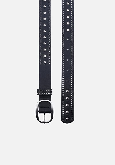 Image de Ceinture Noir Modern Fit Femme