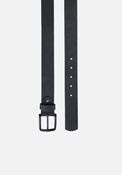 Image de Ceinture Noir Modern Fit Homme