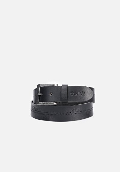 Image de Ceinture Noir Modern Fit Homme