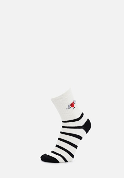 Image de Chaussettes Ecru Modern Fit Femme