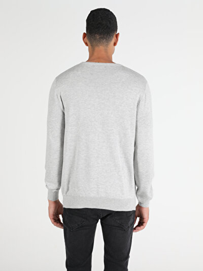 Afficher les détails de Pull Gris Regular Fit   Homme