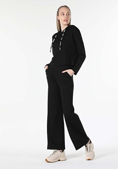 Image de T-shirt À Manches Longues Noir Regular Fit  Femme