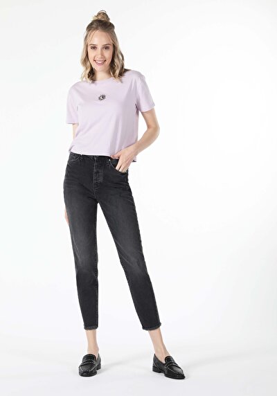 Image de 891 Maya Pantalon Denim Tapered Leg  En  Slim Fit Femme