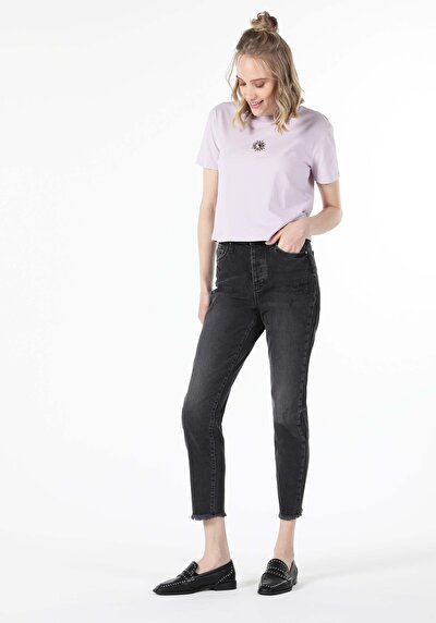 Image de 891 Maya Pantalon Denim Tapered Leg  En  Slim Fit Femme