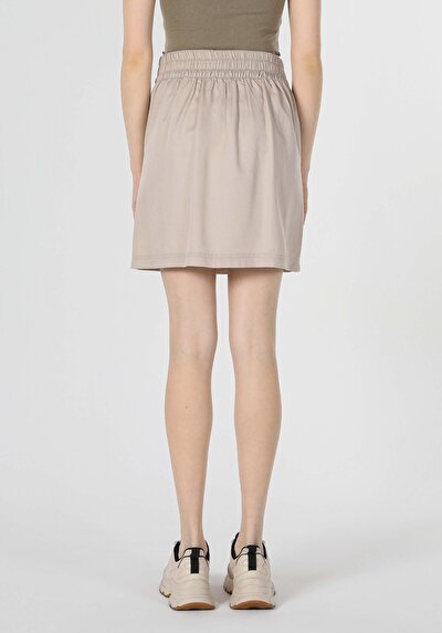 Image de Jupe Beige Mini    Femme