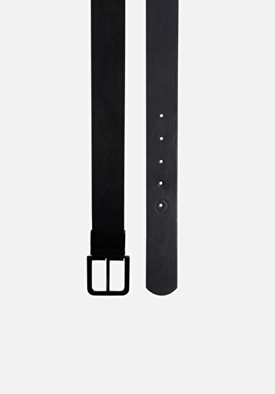 Image de Ceinture Noir Modern Fit Homme