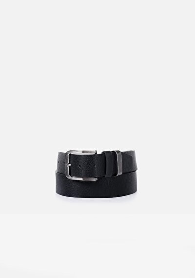Image de Ceinture Noir Modern Fit Homme