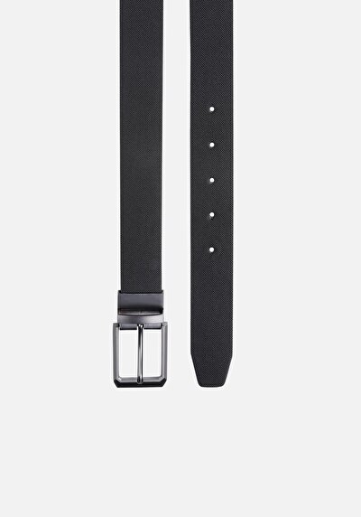 Image de Ceinture Noir Modern Fit Homme