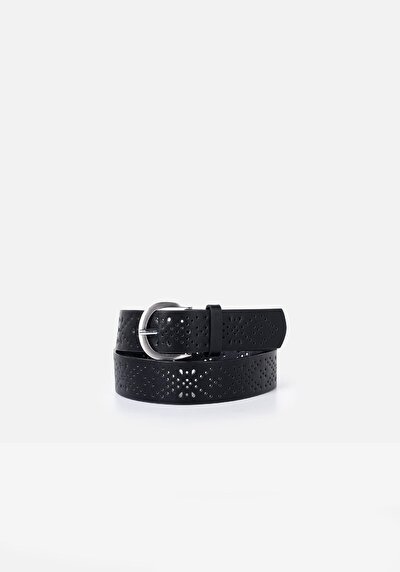 Image de Ceinture Noir Modern Fit Femme