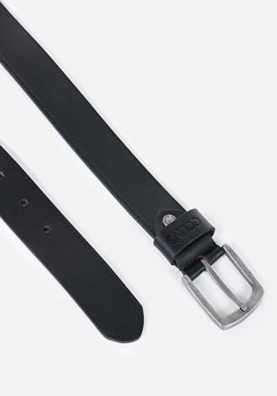 Image de Ceinture Noir Modern Fit Homme