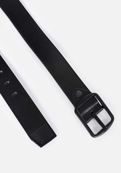Image de Ceinture Noir Modern Fit Homme