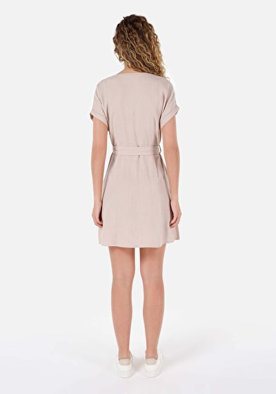 Image de Robe Beige Regular Fit Femme