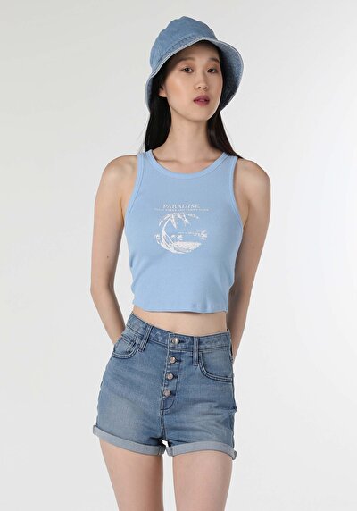 Image de Athlète Bleu Slim Fit Femme