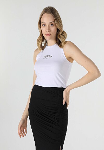 Image de Athlète Blanc Slim Fit Femme