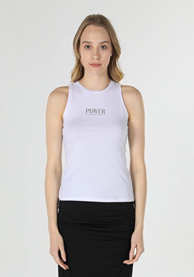 Image de Athlète Blanc Slim Fit Femme