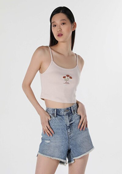Image de Athlète Ecru Slim Fit Femme
