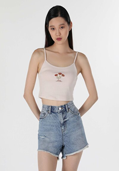 Image de Athlète Ecru Slim Fit Femme