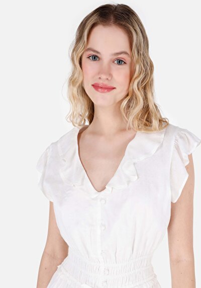 Image de Robe Blanc Regular Fit Femme