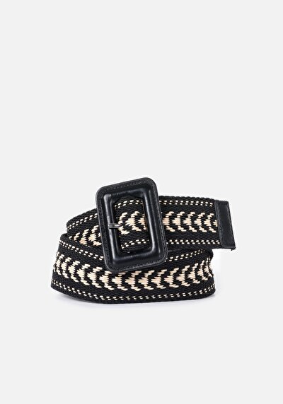 Image de Ceinture Noir Modern Fit Femme