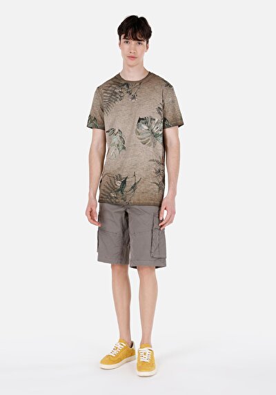 Image de Short Vert Regular Fit Homme