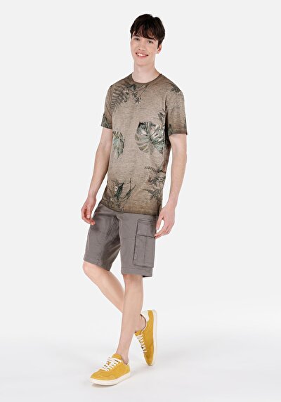 Image de Short Vert Regular Fit Homme