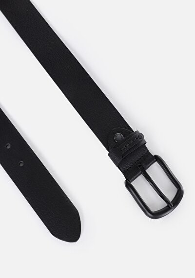 Image de Ceinture Noir Modern Fit Homme