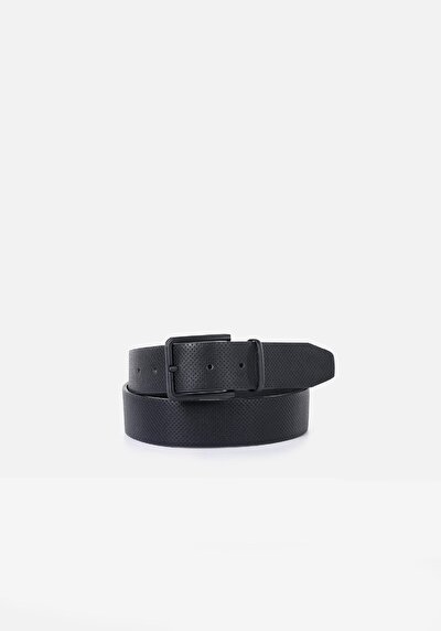 Image de Ceinture Noir Modern Fit Homme