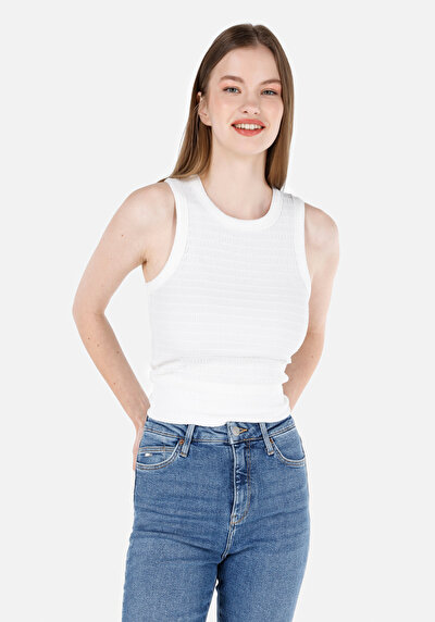 Afficher les détails de Athlète Blanc Slim Fit Femme