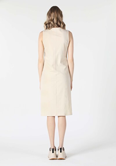 Image de Robe Beige Regular Fit Femme